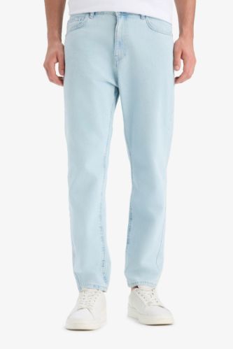 %100 Pamuk 90's Slim Fit Dar Kalıp Yüksek Bel Dar Paça Jean Pantolon