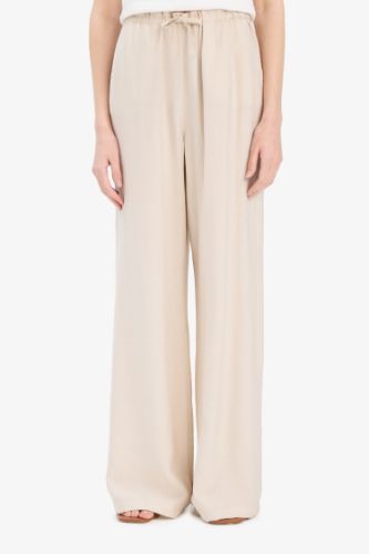 Wide Leg Çift Cepli Yüksek Esnek Belli Geniş Paça Pantolon