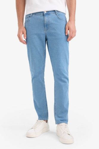 Pedro Slim Fit Dar Kalıp Normal Bel Dar Paça Jean Pantolon
