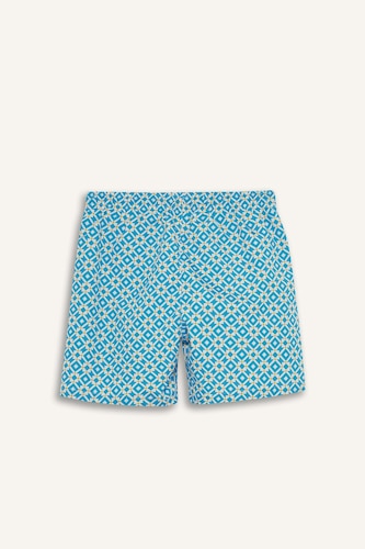 Boy Regular Fit Hawaii Swim Shorts