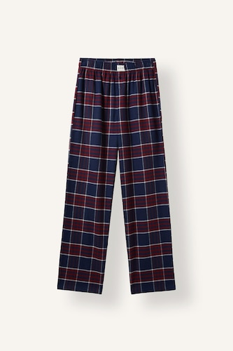 Regular Fit 100% Cotton Checked Flannel Pyjama Trousers
