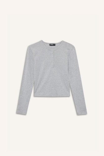 Slim Fit Ribana Long Sleeve T-Shirt
