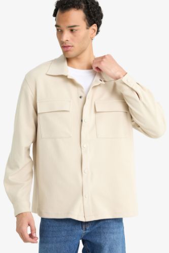 Regular Fit Twill Uzun Kollu Gömlek