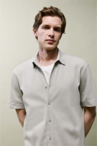 Man Mint Regular Fit Short-Sleeve Polo Shirt