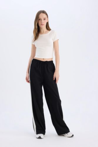 Coool Wide Leg Cepli Normal Bel Geniş Paça Palazzo Pantolon