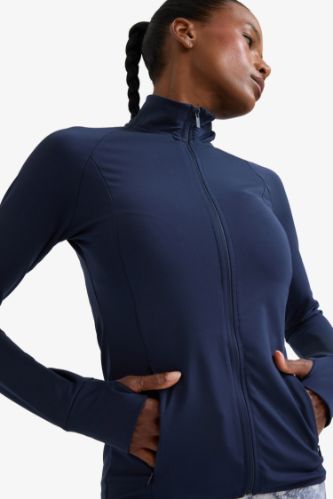 DeFactoFit Fitted Dik Yaka Sporcu Fermuarlı Sweatshirt Hırka