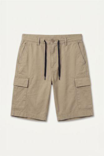 Men Beige Cotton