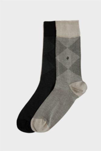 Man Seamless 2 Piece Thermoregulatory Long Socks