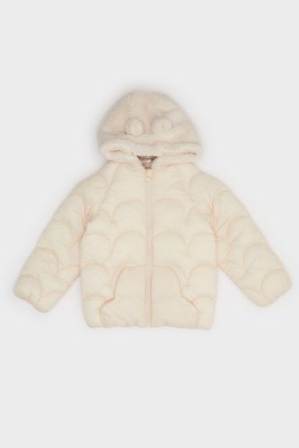 Ветровка для девочек - водонепроницаемая куртка с капюшоном и молнией в стиле капитоне