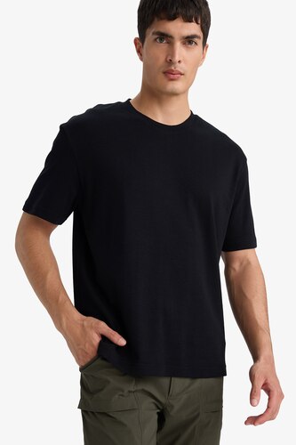 T-Shirt "J'aime Hamza" - Blanc à Col V Avec Cœur Rouge - Taille S