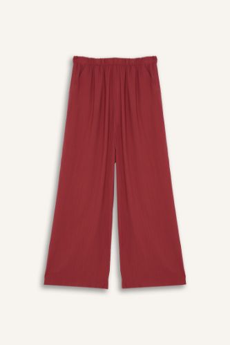 Wide Leg Krinkıl Kumaş Pantolon