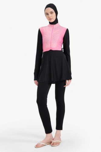Regular Fit Hızlı Kuruyan Baskılı 5'li Burkini Takım