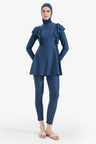 Regular Fit 5'li Hızlı Kuruyan Burkini Takımı