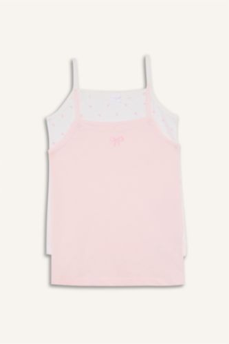 فانيلة بناتي قصة عادية - قطعتين