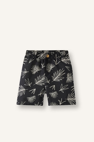 Baby Boy Printed Flame Poplin 2 Piece Set