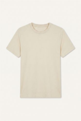 MAN Ecru Regular Fit Short Sleeve T-Shirt