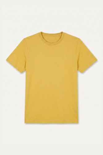 Regular Fit Basic Cotton Short Sleeve Crew Neck T-Shirt
