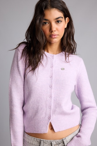 Women Lilac Slim Fit Cardigan