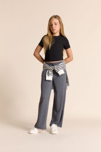 Kız Çocuk Wide Leg Geniş Paça Pantolon