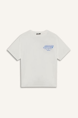 Oversize Fit Printed Short Sleeve T-Shirt