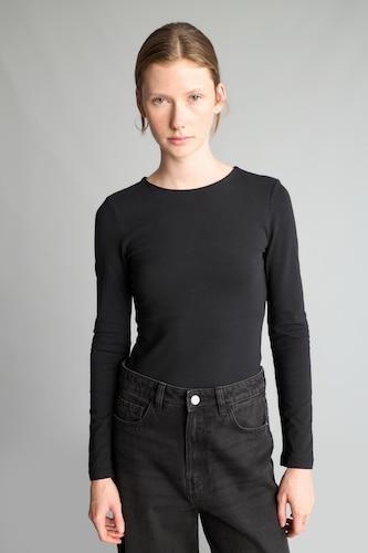 Әйелдерге қара Slim Fit боди