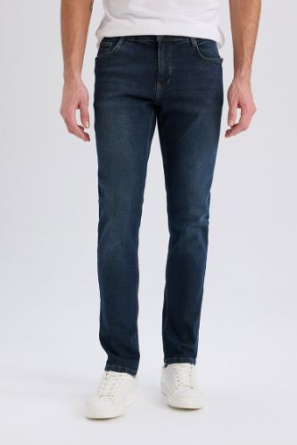 Pedro Slim Fit Dar Kalıp Normal Bel Dar Paça Jean Pantolon