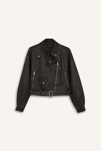 Faux Leather Jacket