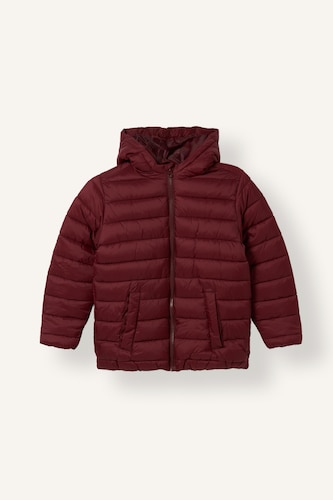 Boy Windproof Waterproof Pockets Hooded Puffer Jacket