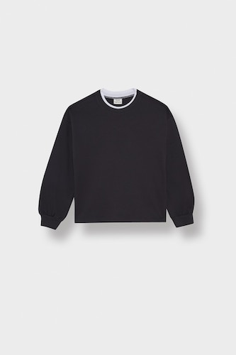 Girl Relax Fit Crew Neck Long Sleeve T-Shirt
