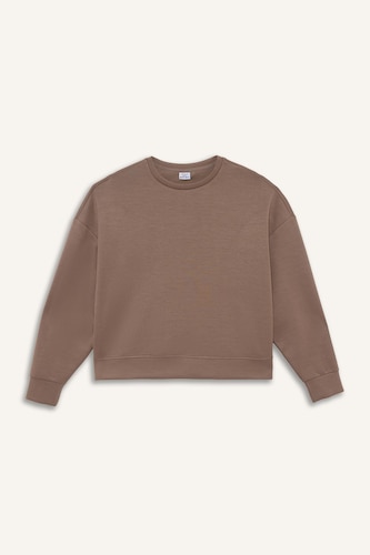 Ultra Yumuşak Oversıze Modal Sweatshirt