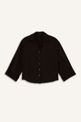 Loose Fit Uzun Kollu Gömlek