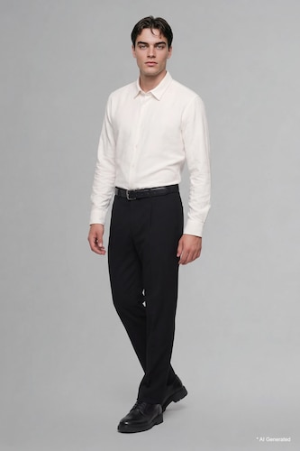 Slim Fit Basic Long Sleeve Shirt