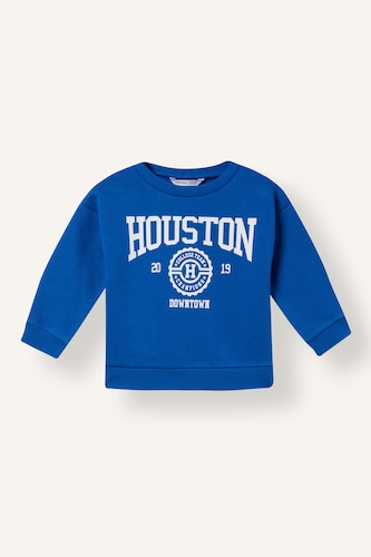 Erkek Bebek Royal Baskılı İçi Yumuşak Tüylü Sweatshirt Erkek Bebek