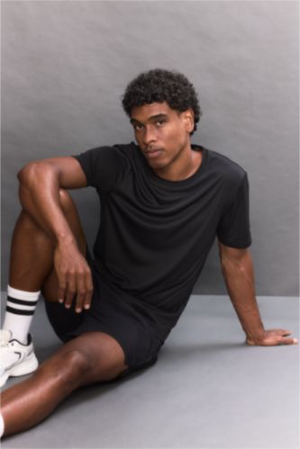 MAN Black Slim Fit Short Sleeve T-Shirt