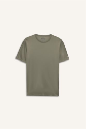 Slim Fit Crew Neck Printed Sports T-Shirt