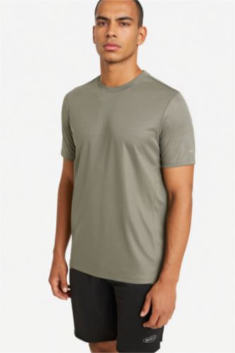 Slim Fit дөңгелек жағалы суретті спорттық қысқа жеңді футболка