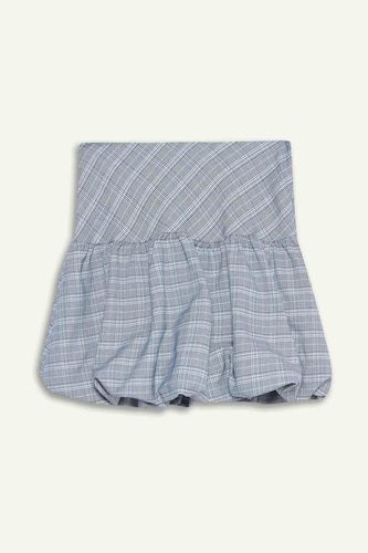Girl Patterned Balloon Skirt
