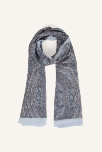 Kadın Açık Mavi Kadın Vual Tesettür Şal