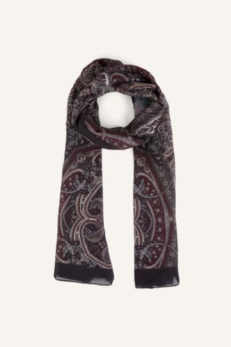 Kadın Kahve Kadın Vual Tesettür Şal