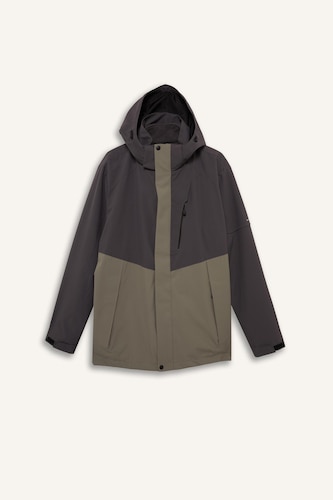 Regular Fit Hooded Waterproof Windproof Jacket