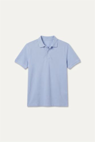 Erkek Lila %100 Pamuk Polo Tişört