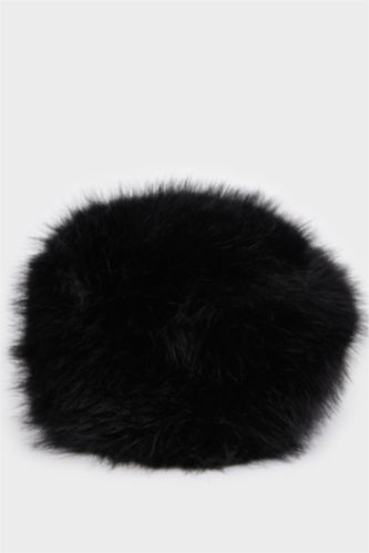 Kadın Pamuklu Pelüş Şapka