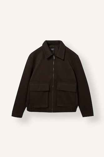 Regular Fit Zippered Jacket