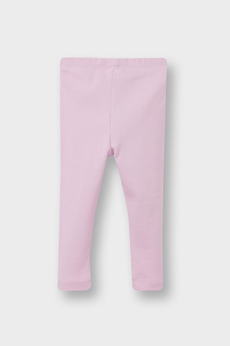 Baby Girl Regular Fit Ribbed Camisole Trousers