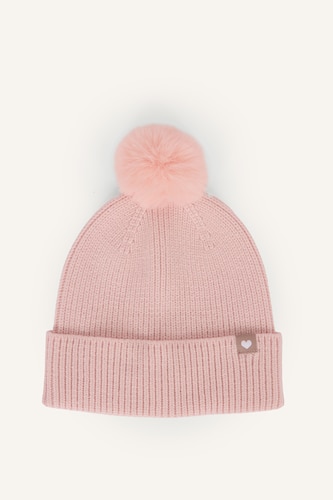 Baby Girls Light Pink Baby Girl Knitwear Beret