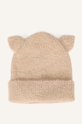 Baby Girls Beige Baby Girl Knitwear Beret