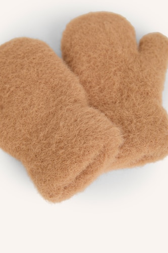 Baby Boy Faux Wool Lining Gloves