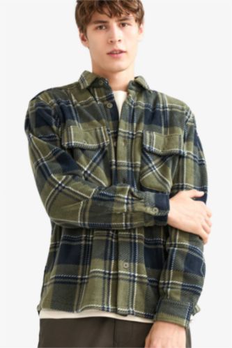 Regular Fit Fleece Long Sleeve Shirt