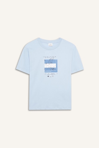 Boy Crew Neck Printed Short Sleeve T-Shirt