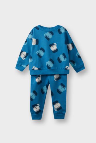 Baby Boy Animal Print Thin Fabric 2 Piece Set